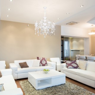 Подвесная люстра с хрусталем 294/8 белый-foto5