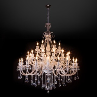 Подвесная люстра с хрусталем 336 хром-foto6