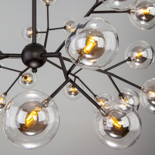 Подвесная люстра с плафонами 545 черный-foto3