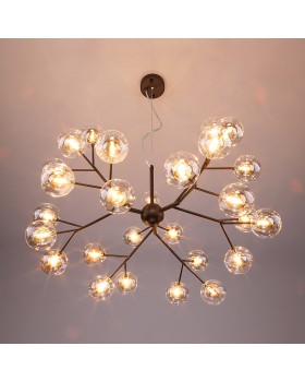 Подвесная люстра с плафонами 545 черный-foto4