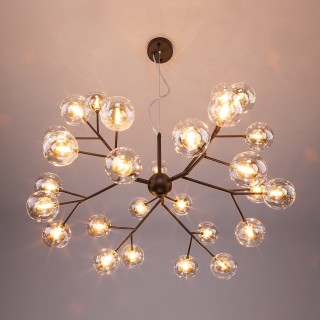 Подвесная люстра с плафонами 545 черный-foto4