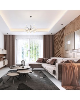 Подвесная люстра с плафонами 545 черный-foto2