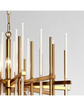 Подвесная люстра Умный дом 356/6 латунь-foto2