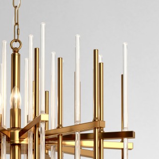 Подвесная люстра Умный дом 356/6 латунь-foto2
