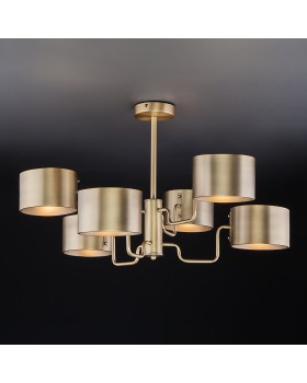 Люстра в стиле лофт 293/6 античная бронза-foto3