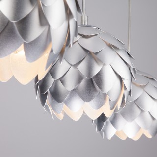 Подвесной светильник 304/3 серебро / хром-foto4