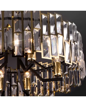 Потолочная люстра Умный дом 339/5 золото / черный-foto2