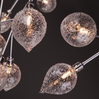 Потолочная люстра серебряного цвета 548 серебро-foto3