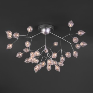 Потолочная люстра серебряного цвета 548 серебро-foto2