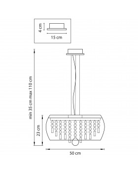 Люстра подвесная Acquario Lightstar 753084-foto2