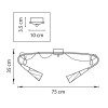 Люстра потолочная Aereo Lightstar 711064