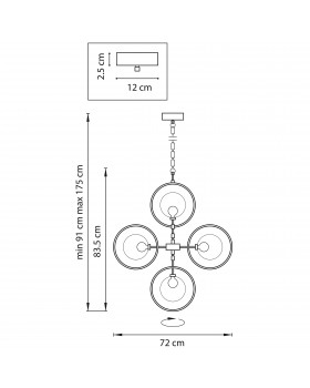 Люстра подвесная Alfa Lightstar 745077-foto2