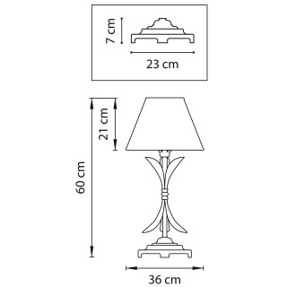 Настольная лампа Antique Lightstar 783911-foto2