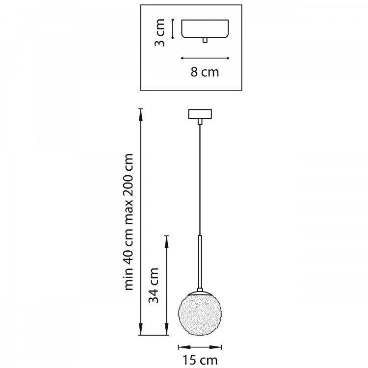 Подвес Bari Lightstar 815210