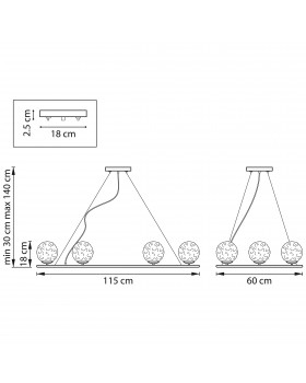 Люстра подвесная Bari Lightstar 815263-foto2