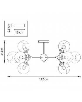 Люстра потолочная Beta Lightstar 785086-foto2
