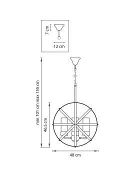 Люстра подвесная Cero Lightstar 731147-foto2