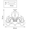 Люстра потолочная Cigno Collo Lightstar 751182