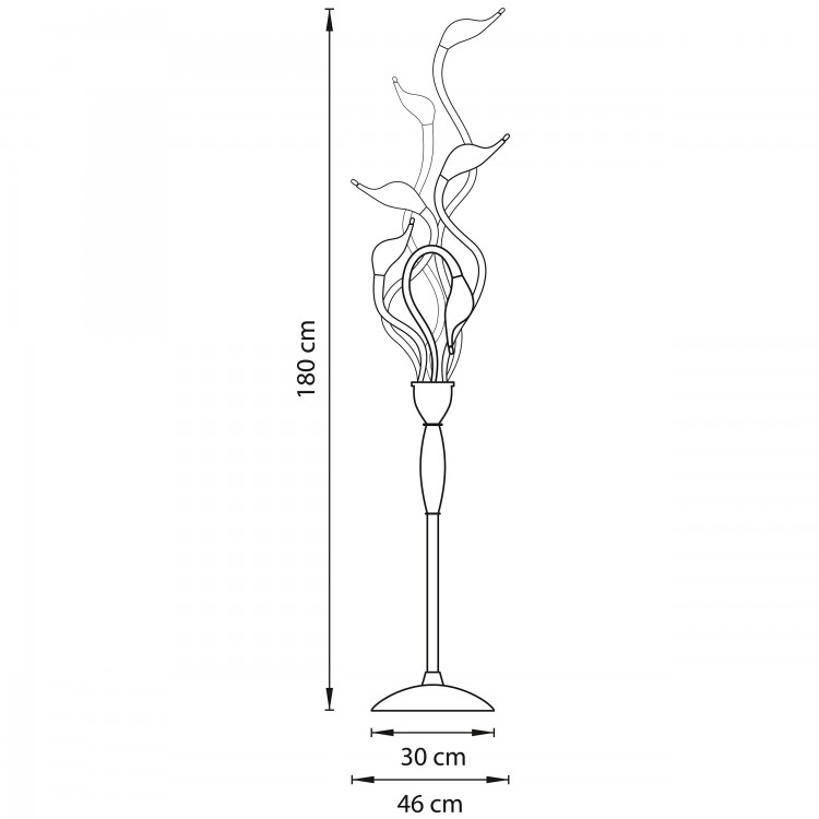 Торшер Cigno Collo Lightstar 751766