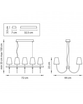 Люстра подвесная Diafano Lightstar 758107-foto2