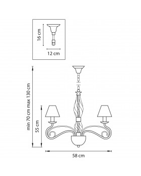 Люстра подвесная Esedra Lightstar 782060-foto2