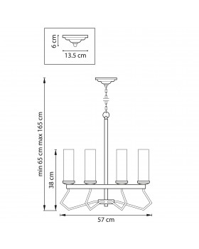 Люстра подвесная Flume Lightstar 723065-foto2