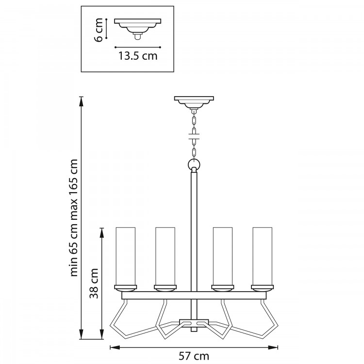 Люстра подвесная Flume Lightstar 723065