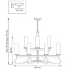 Люстра подвесная Flume Lightstar 723125