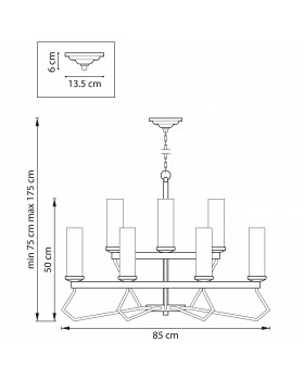 Люстра подвесная Flume Lightstar 723125-foto2