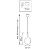 Подвес Globo Lightstar 813033