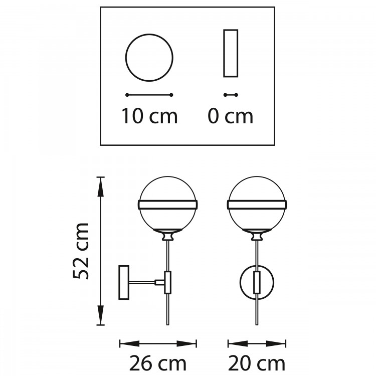 Бра Globo Lightstar 813611