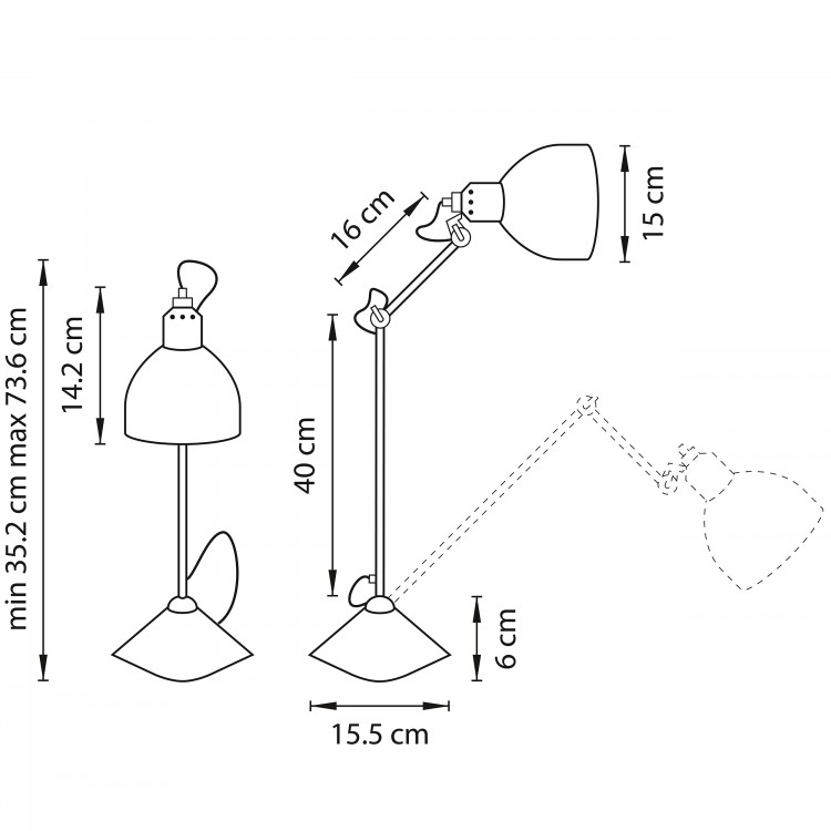 Настольная лампа Loft Lightstar 765914