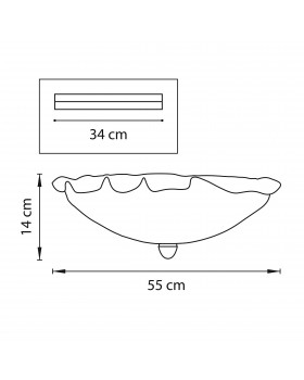 Плафон потолочный Murano Lightstar 601053-foto2