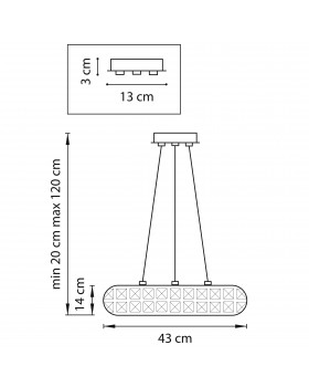 Люстра подвесная Onda Lightstar 741064-foto2