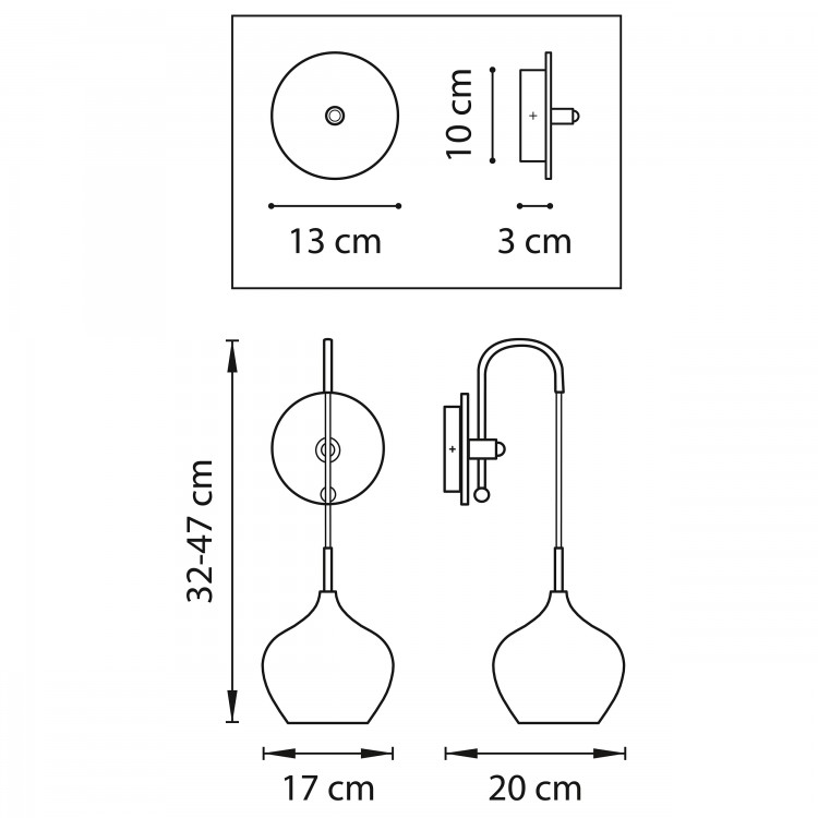 Бра Pentola Lightstar 803548