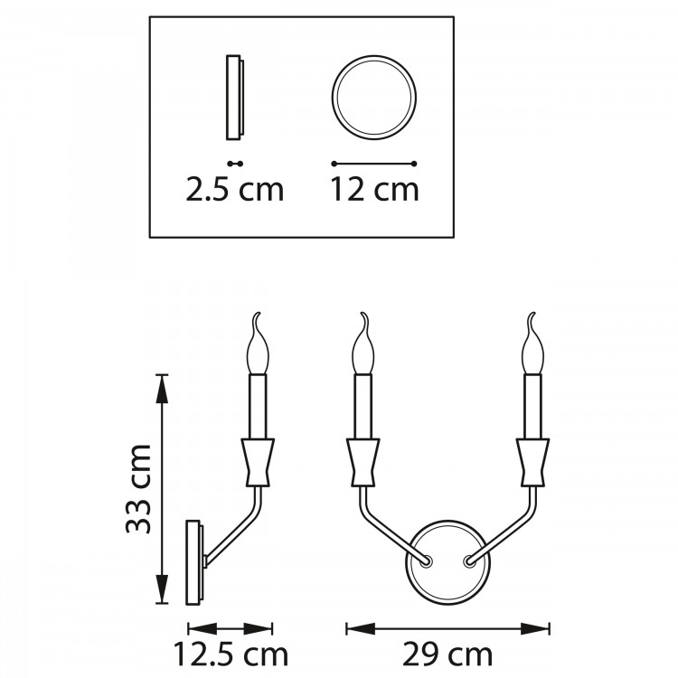 Бра Ragno Lightstar 732527