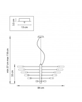 Люстра подвесная Ragno Lightstar 733127-foto2