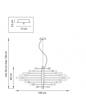 Люстра подвесная Ragno Lightstar 733187-foto2