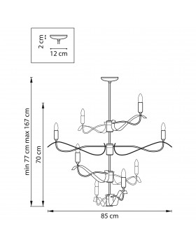 Люстра потолочная Ragno Lightstar 733283-foto2