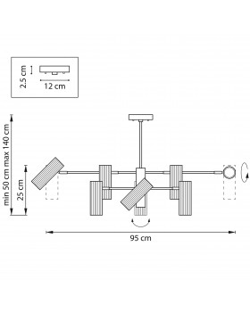 Люстра потолочная Roma Lightstar 718323-foto2