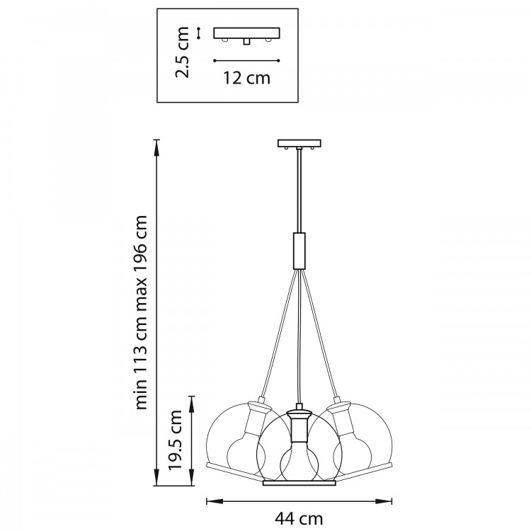 Люстра потолочная Sferico Lightstar 729031