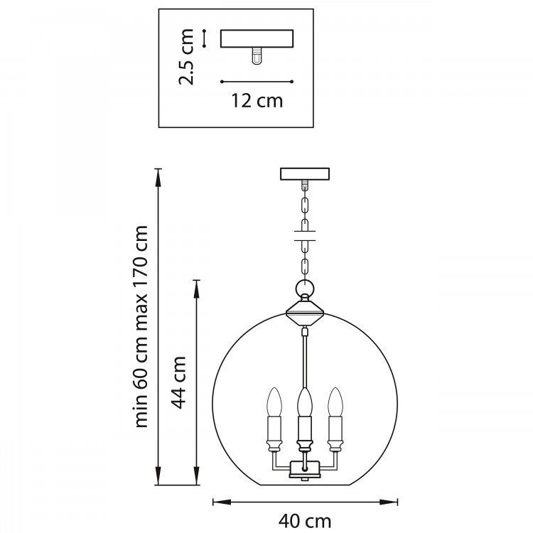 Люстра подвесная Sferico Lightstar 729134