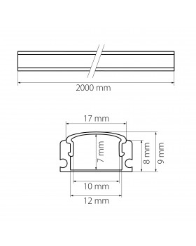 Профиль с прямоугольным рассеивателем Lightstar 409429-foto2