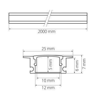 Профиль с прямоугольным рассеивателем  Lightstar 409529-foto2