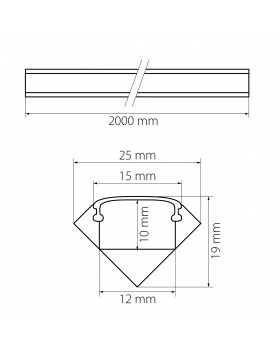 Профиль с полукруглым рассеивателем Lightstar 409629-foto2