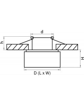 Светильник точечный встраиваемый декоративный со встроенными светодиодами Artico Lightstar 070232-foto2