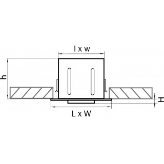 Светильник точечный встраиваемый декоративный под заменяемые галогенные или LED лампы Cardano Lightstar 214020-foto2