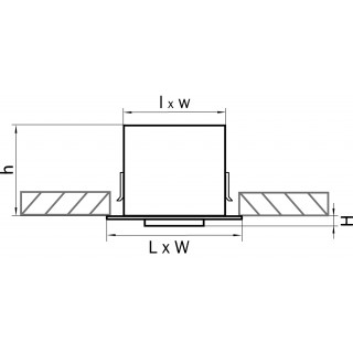Светильник точечный встраиваемый декоративный под заменяемые галогенные или LED лампы Cardano Lightstar 214120-foto2