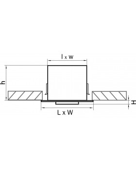 Светильник точечный встраиваемый декоративный под заменяемые галогенные или LED лампы Cardano Lightstar 214137-foto2