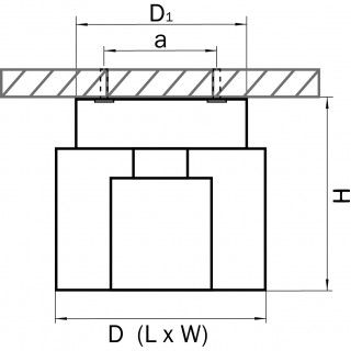 Светильник точечный накладной декоративный под заменяемые галогенные или LED лампы Cubo Lightstar 160204-foto2